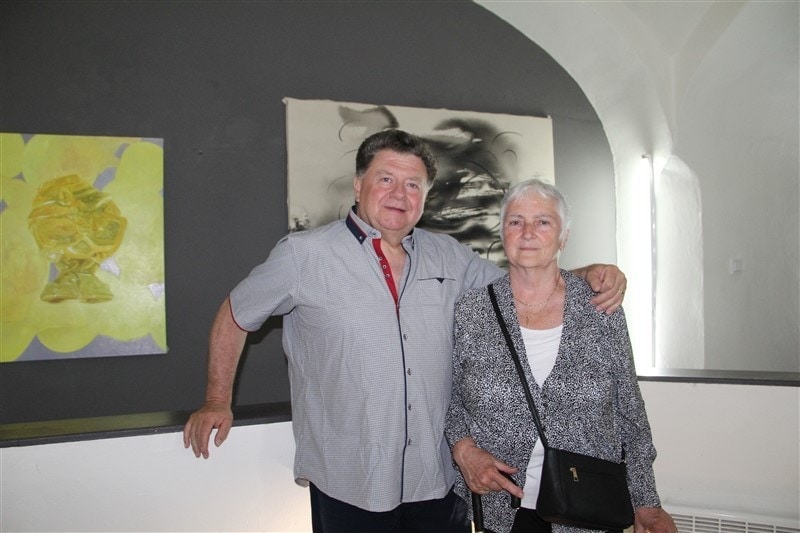 vernisáž výstavy Petry Hamplové a Petra Hampla  v Galerii u prstenu