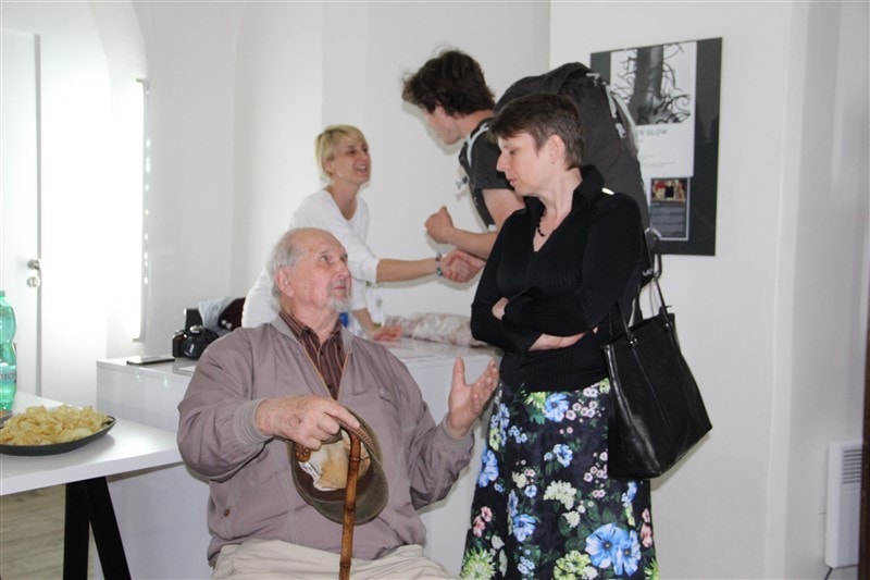 vernisáž výstavy Petry Hamplové a Petra Hampla  v Galerii u prstenu