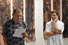 vernisáž výstavy Lineární variace v galerii Kus Kovu