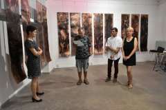 vernisáž výstavy Lineární variace v galerii Kus Kovu