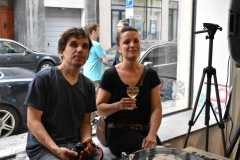 vernisáž výstavy Lineární variace v galerii Kus Kovu